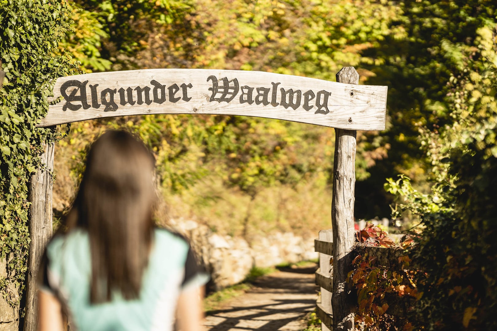 Tunnel on the Waalweg Algund