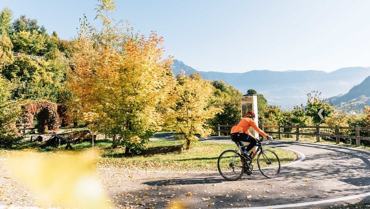 Cycling in late autumn with fantastic weather and temperatures