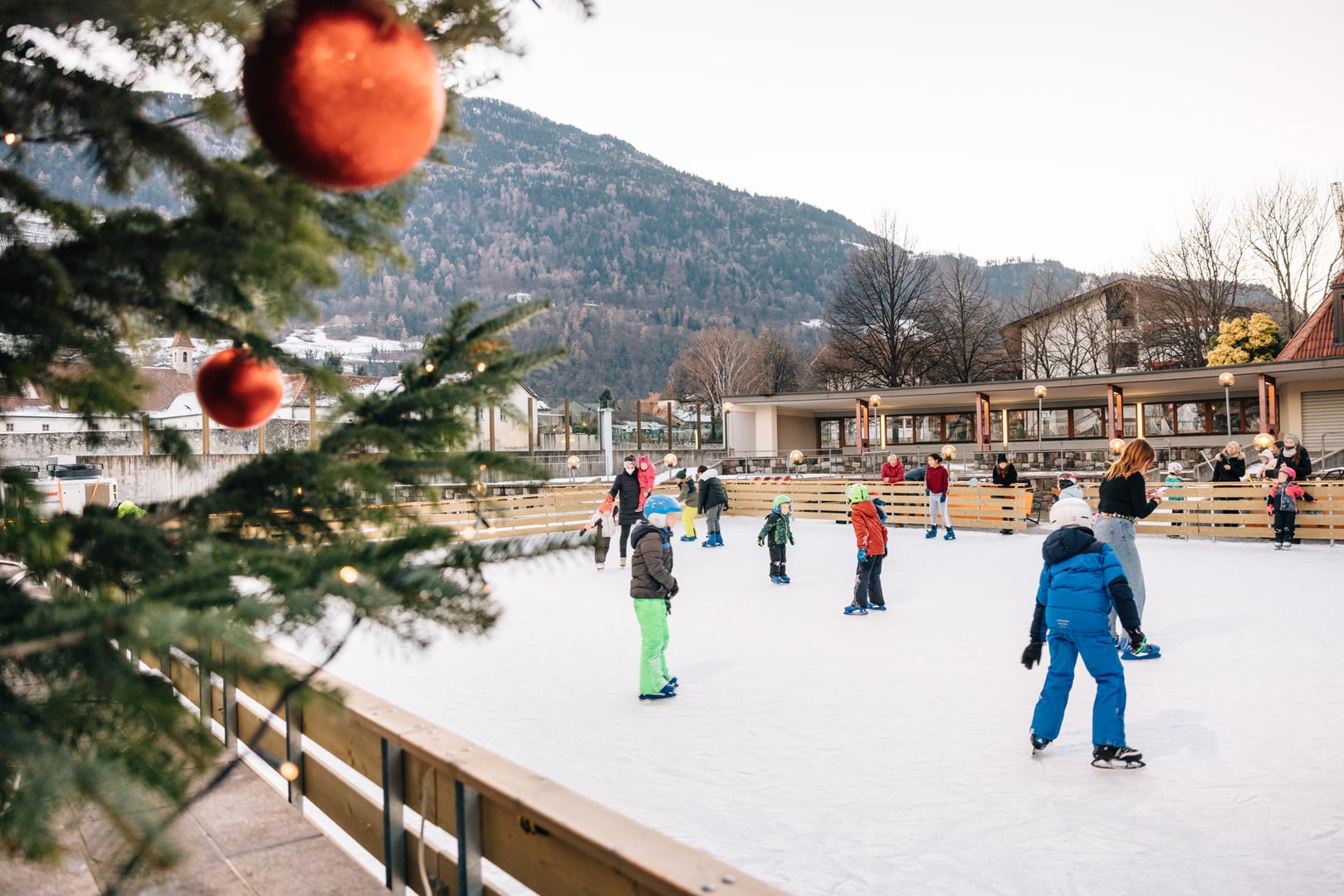 Ice skating in Algund
