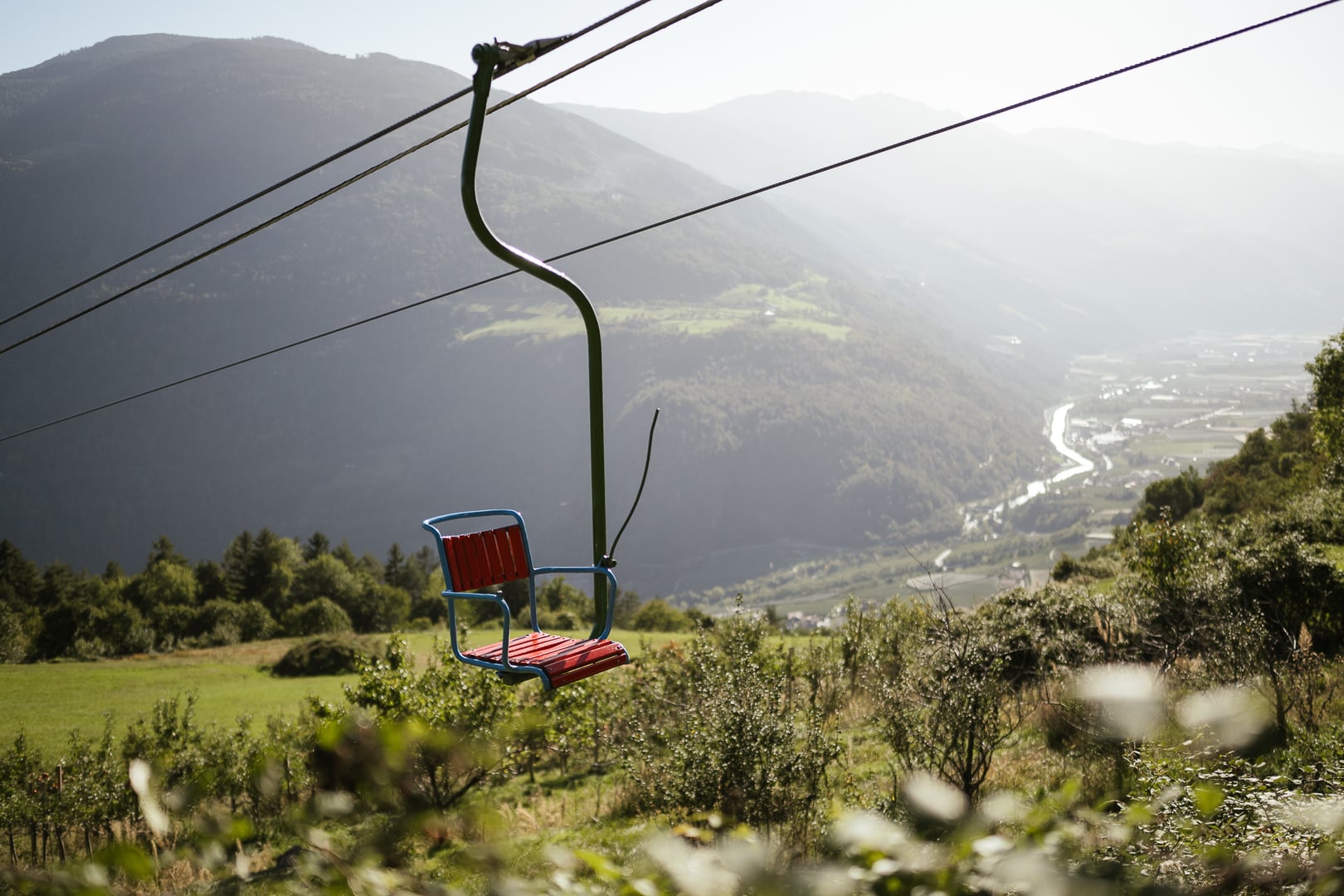 Ein Blumenmeer um Algund