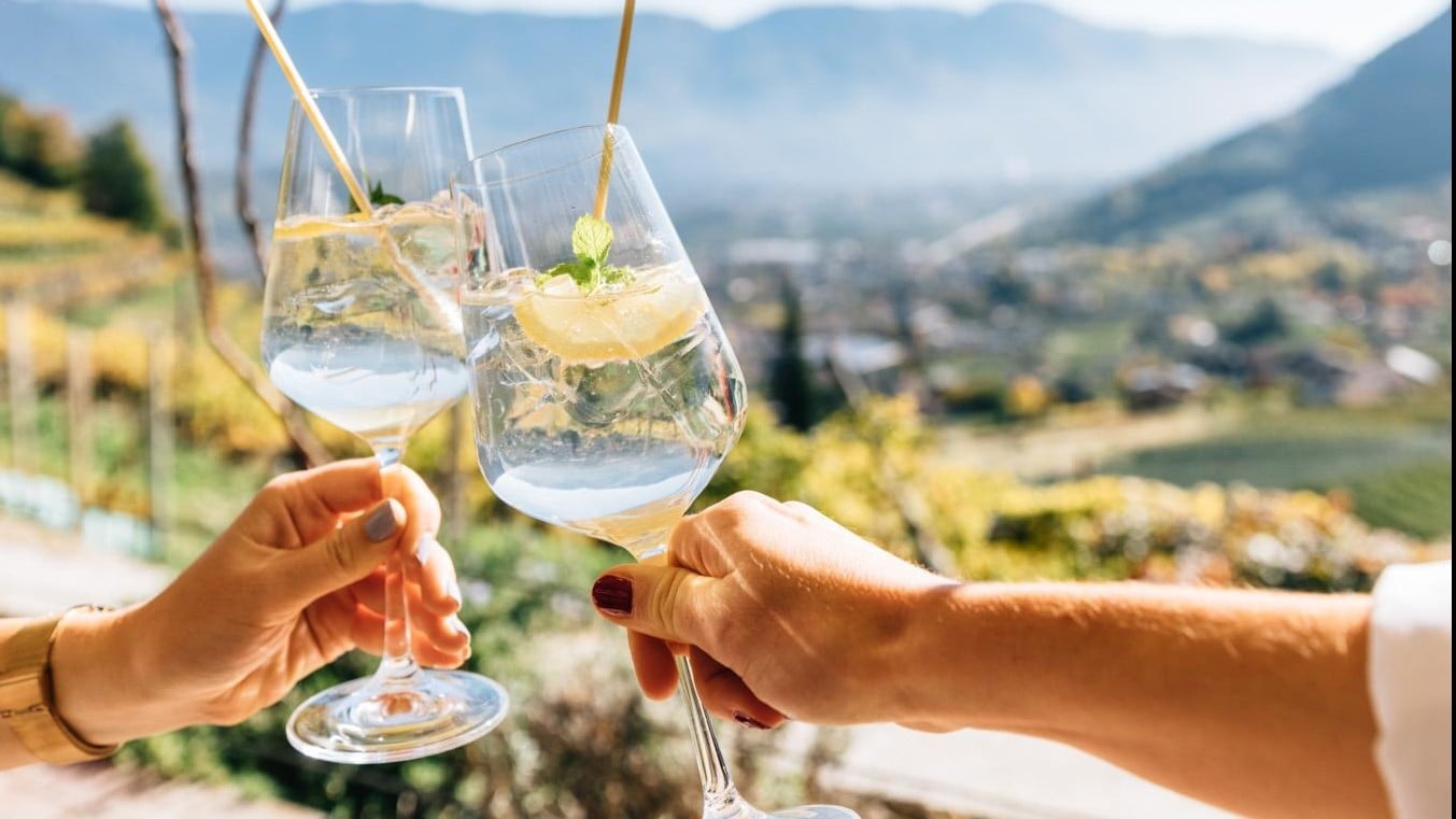 Sun-kissed landscapes in radiant green