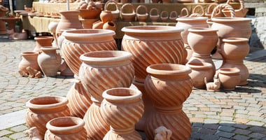 Decorations and garden utensils