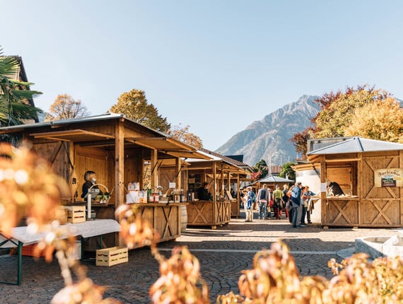 Various markets provide variety in Algund