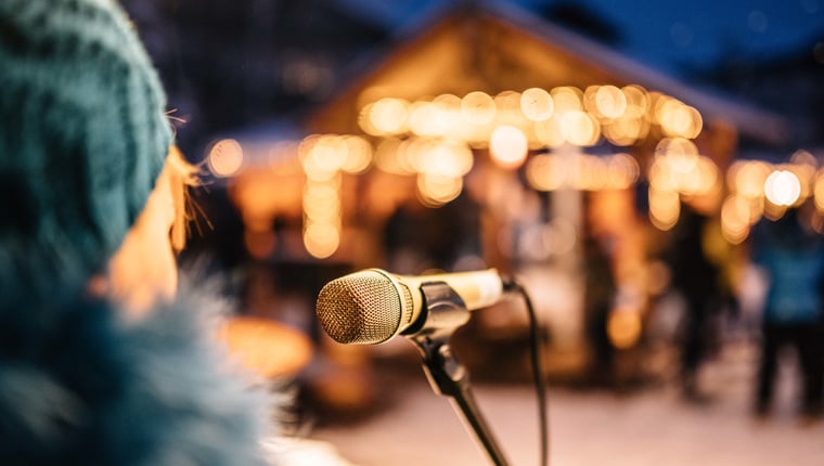 Christmas atmosphere at the Christkindlmarkt