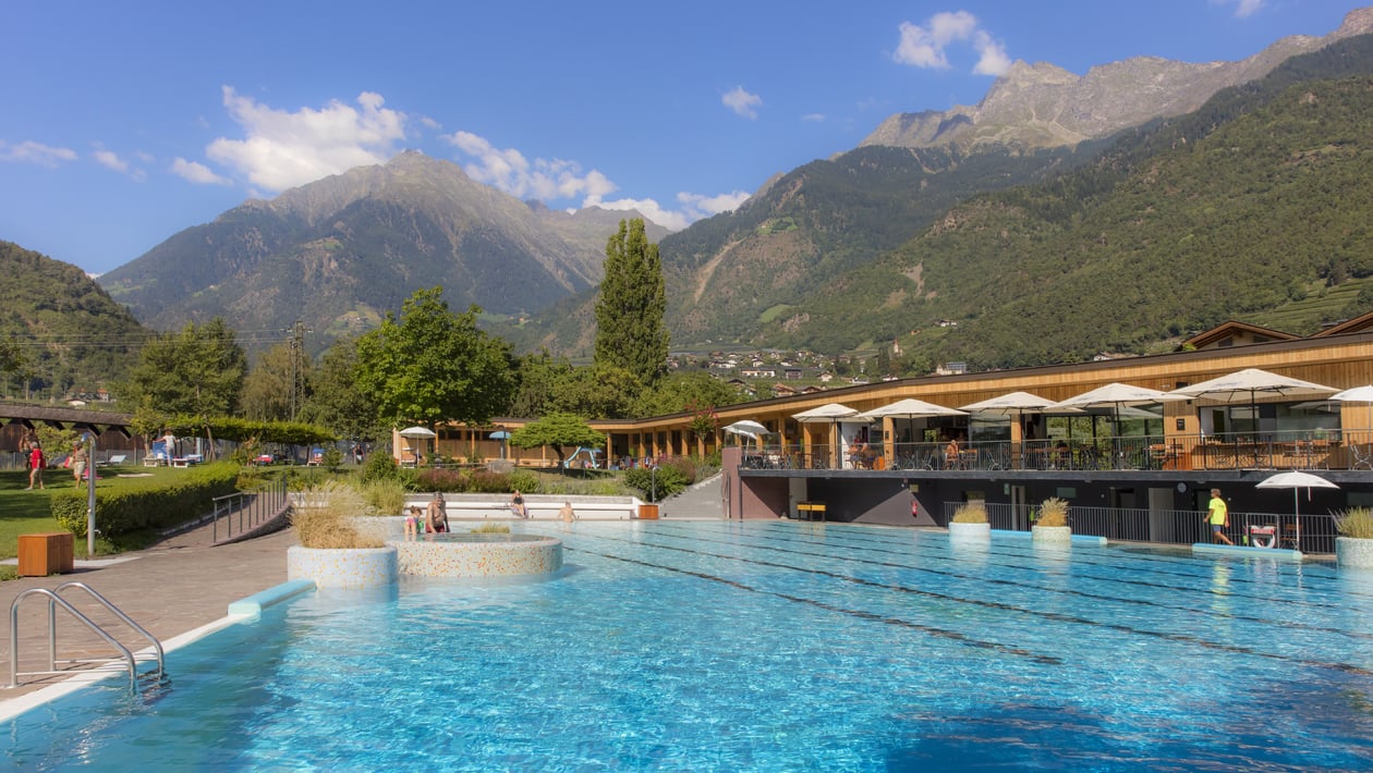 Das "Lido" Freibad in Algund