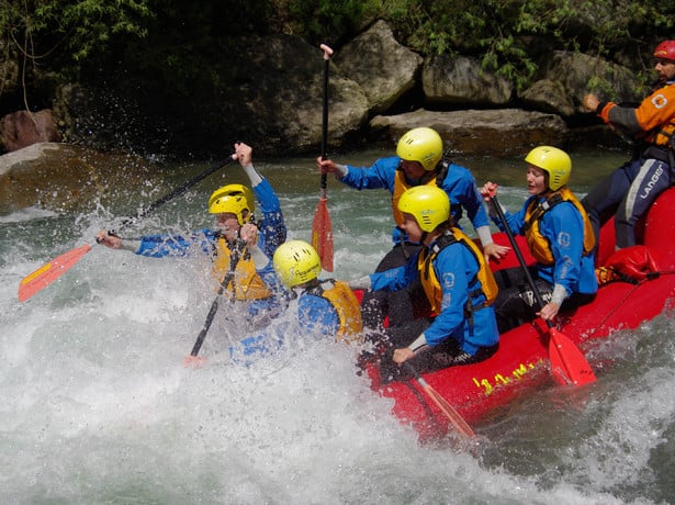 Rafting, canyoning e sport acquatici