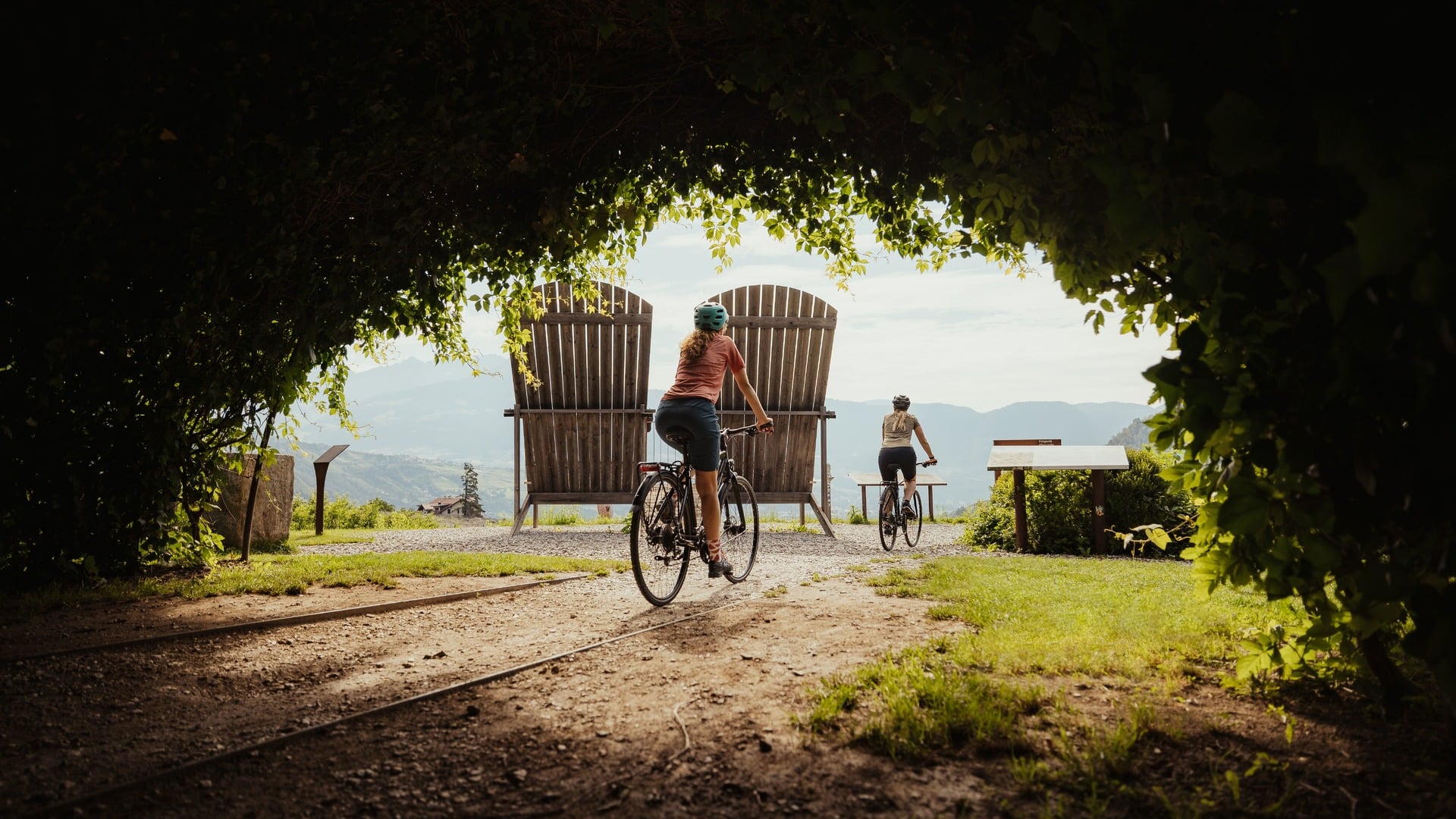 Shady paths, sunny views