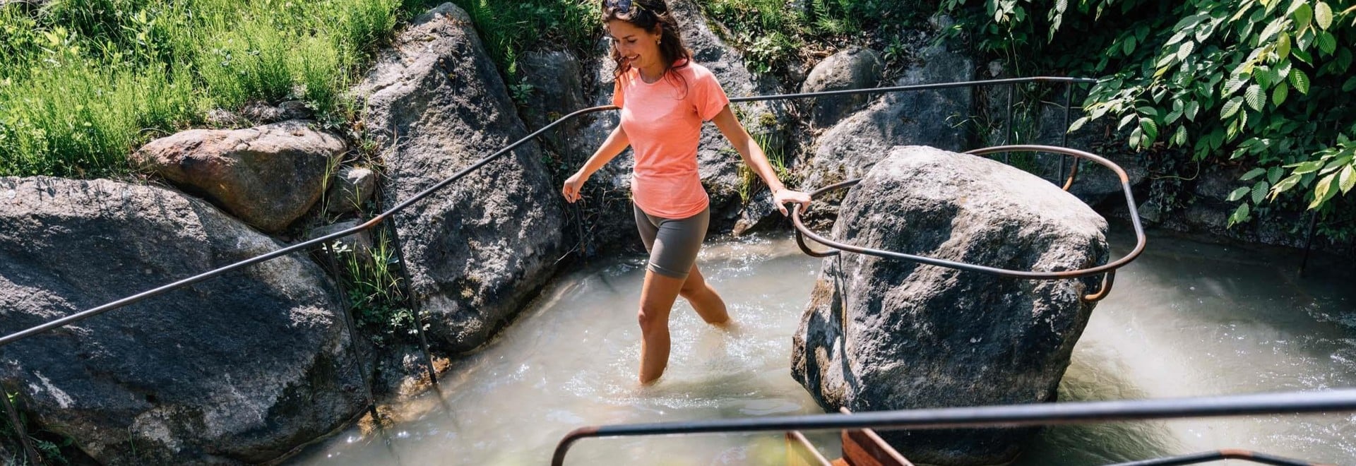 Percorso Kneipp lungo il sentiero d'acqua di Lagundo