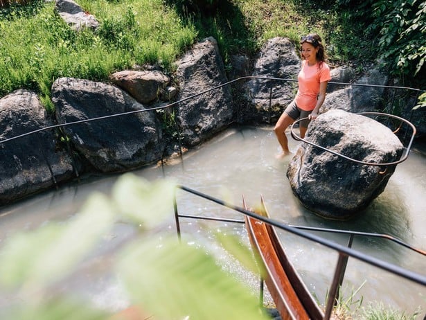 Percorso Kneipp lungo il sentiero d'acqua di Lagundo