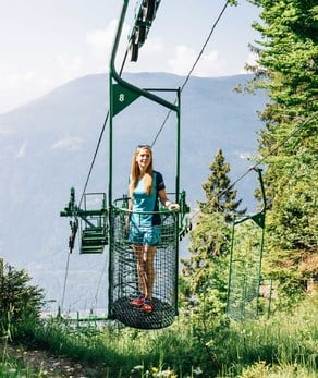 Gondola basket lift Vellau