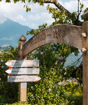 Piacere escursionistico all'alba Panorama