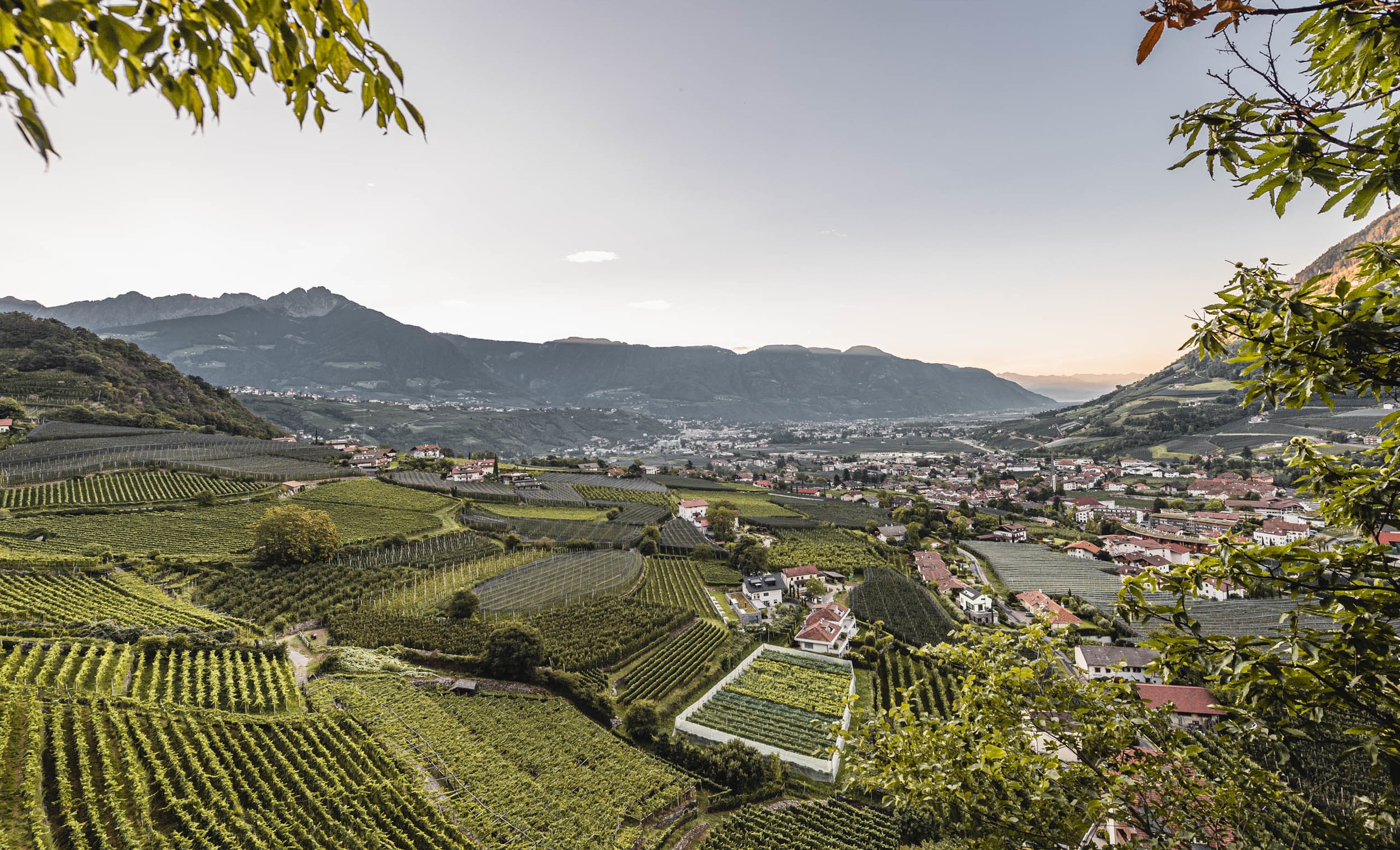 Il cielo azzurro sopra Algund