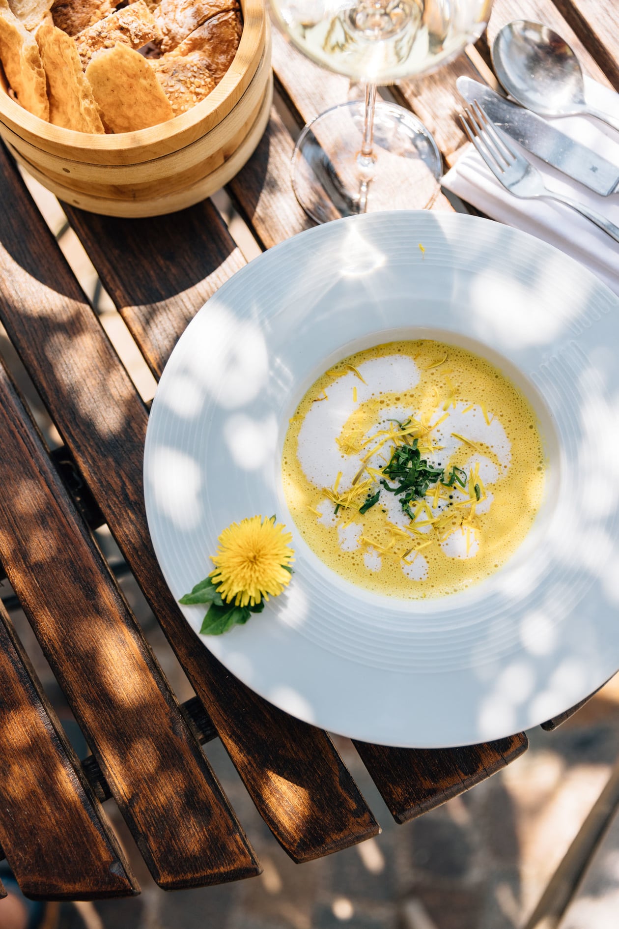 Modern food with a rustic ambience