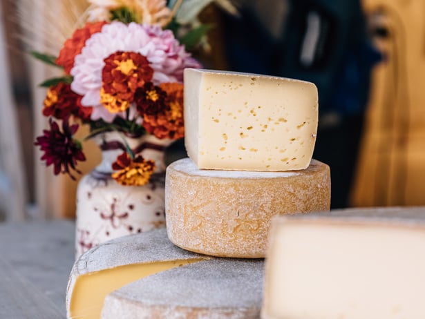Locally produced cheese specialities