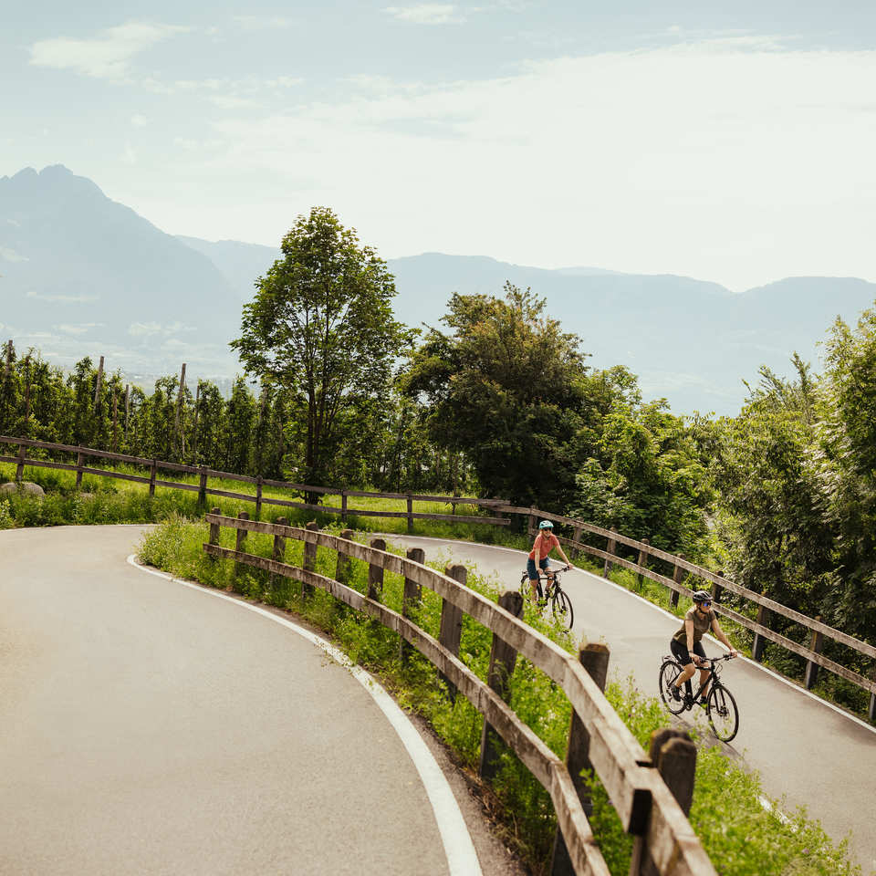 Vacanza in bici a Lagundo presso Merano con noleggio bike