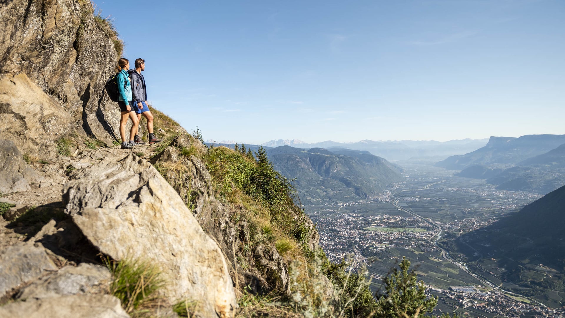 Wandern bis auf 3000 Meter
