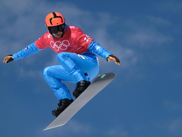 Snowboarder Omar Visintin
