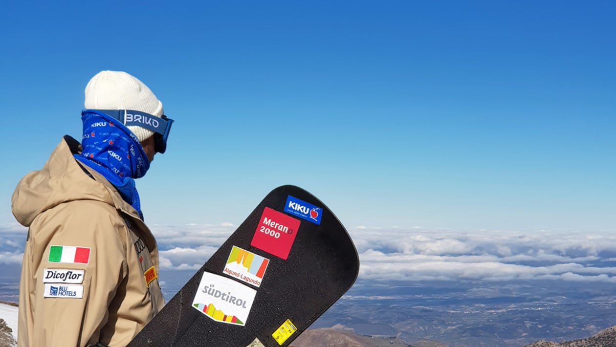 Snowboard Profi Omar Visintin