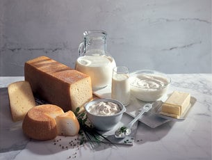 Milchprodukte aus der hiesigen Sennerei