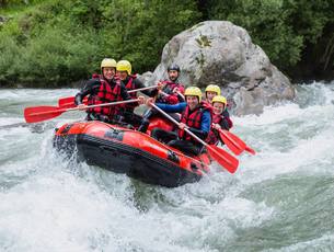 Rafting auf der Etsch