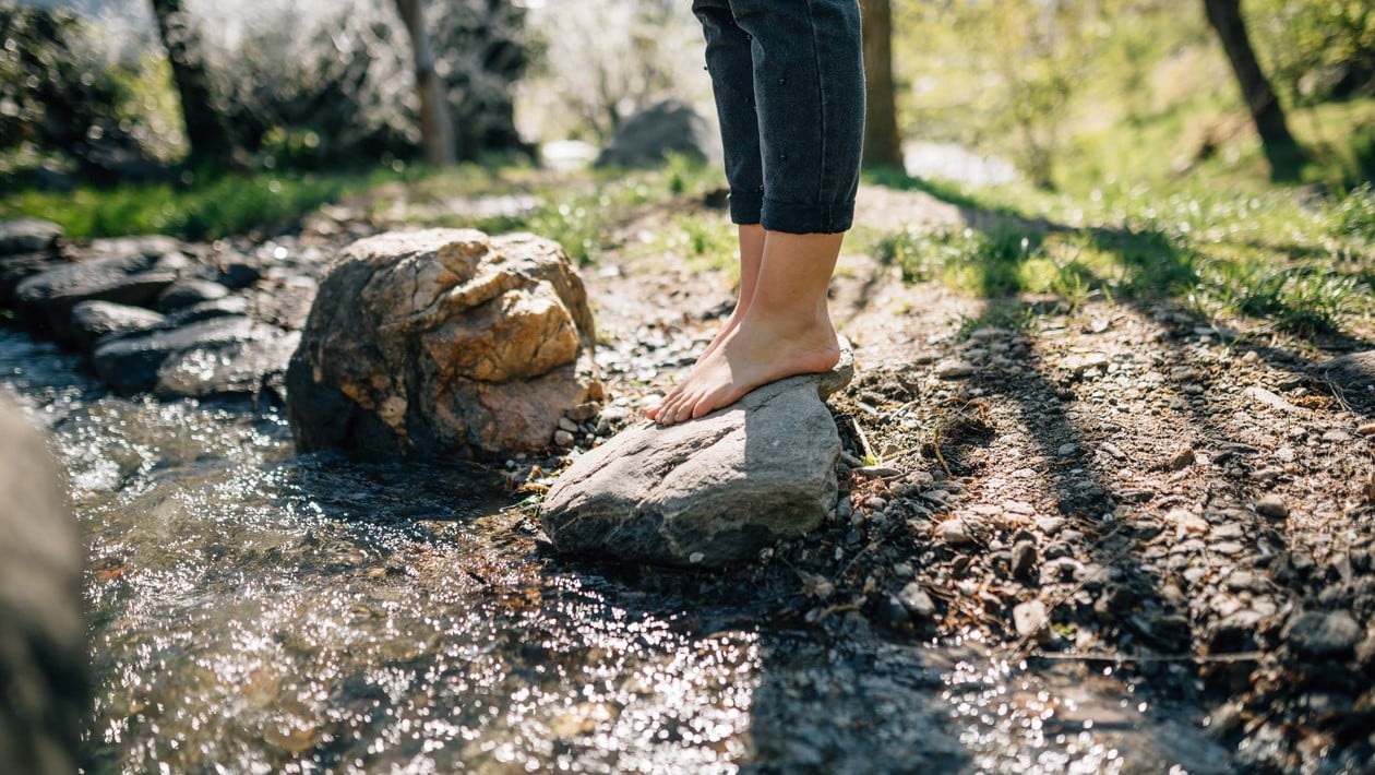 Einfach mal Natur fühlen beim Kneipp-Wandern in Algund ​