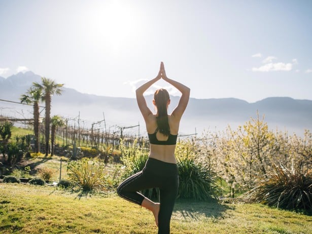 Yoga in freier Natur