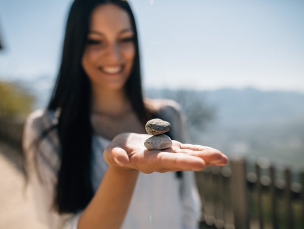 Holding nature in your hands