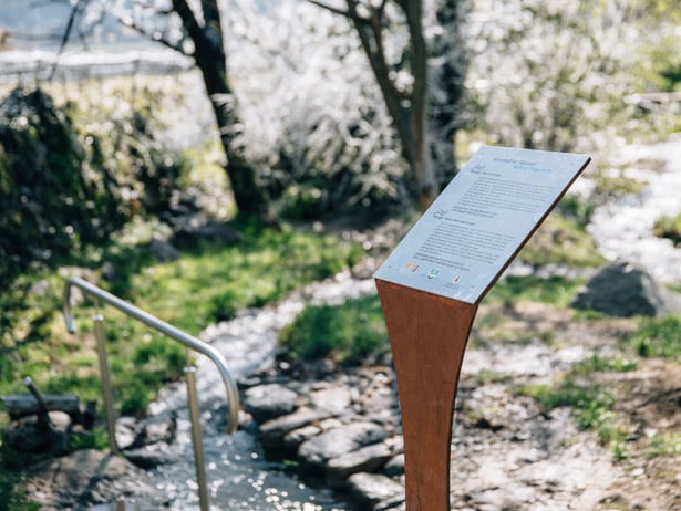 Kneippanlage am Grabbach in Algund